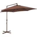 Ver imagem 2 de Ombrelone Bel Veneza 3 Metros Guarda Sol de Piscina, Varanda e Jardim Suspenso - Marrom