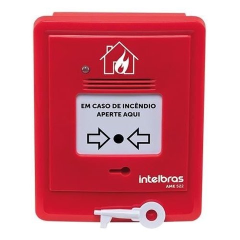 Acionador Manual Endereçável com Sirene Intelbras Ame 522