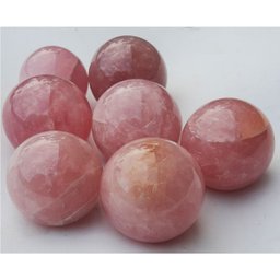 BOLA KIT COM 7 QUARTZO ROSA DE 4,1 A 4,9CM PESO 925GR BOLAS DE 4,3 A 4,9CM PESO 925GR - 3