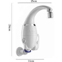 Torneira Elétrica Eletrônica Branca 220v 6500w Tel200 Sintex - 3