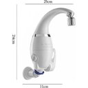 Ver imagem 3 de Torneira Elétrica Eletrônica Branca 220v 6500w Tel200 Sintex