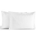 Ver imagem 1 de Kit Portas Travesseiros Gold Percal 200 Fios Algodão 50cm X 70cm 2 Peças - Branco