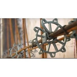 Espaçador Plástico Circular Atex - Cobrimento 2,5cm - Aço 12,5mm