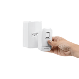 Campainha Sem Fio Intelbras Cib 100 Com Bateria e Alcance Até 100 Metros Branco - 8