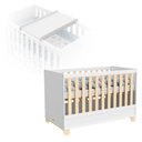 Ver imagem 1 de Berço Americano Rope Branco Acetinado Natural com Trocador Gold Branco - Matic