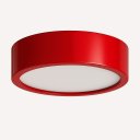Ver imagem 1 de Plafon D250 Aluminio Teto e27 2 Luzes Lumini Lab - Vermelho Brilhante