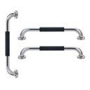 Ver imagem 1 de Barra de Apoio 60cm Inox Suporte Antiderrapante Banheiro Box Kit 3 Unidades Idoso Criança Gestante C