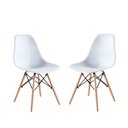Ver imagem 1 de Kit de 2 Cadeiras Eames Charles Eiffel Trevisul - Branco