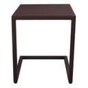 Ver imagem 4 de Mesa Mesinha de Apoio para Espreguiçadeira Piscina Jardim Cor Marrom Fosco