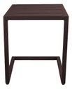 Ver imagem 4 de Mesa Mesinha de Apoio para Espreguiçadeira Piscina Jardim Cor Marrom Fosco
