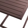 Mesa Mesinha de Apoio para Espreguiçadeira Piscina Jardim Cor Marrom Fosco - 6