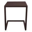 Ver imagem 4 de Mesa Mesinha de Apoio para Espreguiçadeira Piscina Jardim Cor Marrom Fosco