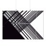 Pôster - Geométrico Preto e Branco 3 - 29x42cm - 1