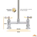 Ver imagem 5 de Torneira Profissional Esguicho Pré Lavagem Misturador Mesa