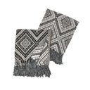 Ver imagem 1 de Xale Manta Para Sofá E Poltrona Luxo 2 Lugares Estampada Agra Cinza