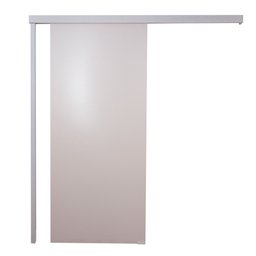 Porta de Correr Branca Prime 80x210 C/kit Completa - 3