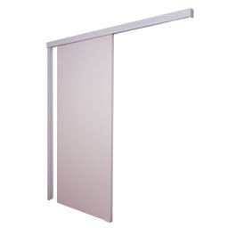 Porta de Correr Branca Prime 80x210 C/kit Completa - 4