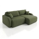 Ver imagem 2 de Sofá Cama Modular Orgânico Retrátil 4 Lugares 270cm Base Madeira Maciça Cancún