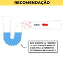 Ver imagem 7 de Sifão Sanfonado Universal 61cm Prata + Válvula de Lavatório 1.1/4" com Tampa Prata + Veda Rosca