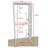 Balcão Torre para Embutir Lava e Seca e Secadora de Roupas - 3