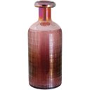 Ver imagem 1 de BENJI GARRAFA DECORATIVA 35x14x14cm VIDRO ROSA LUSTRADO