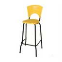 Ver imagem 5 de Kit 10 Banquetas Fixa Alta Piacere - Cor Amarelo - 34113