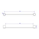 Ver imagem 2 de Porta Toalha Barra Flex Cromado Deca