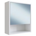 Ver imagem 1 de Armário Espelheira 1 Porta 42 Cm B85 Branco Novam