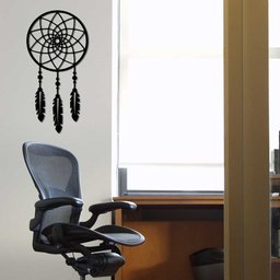 Aplique de Parede Apanhador de Sonhos em MDF 6mm - 4