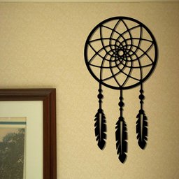 Aplique de Parede Apanhador de Sonhos em MDF 6mm - 3