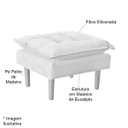 Ver imagem 3 de Puff Decorativo Heloíse Veludo Bege