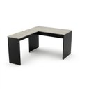 Ver imagem 2 de Escrivaninha em L Mesa de Escritório 150x120cm Studio Legno Crema/Preto Bege