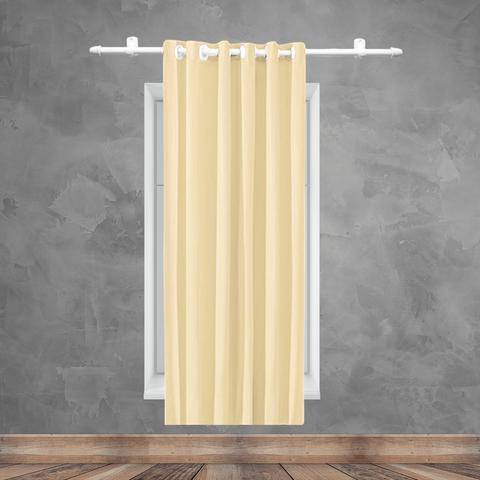 Cortina 1Folha Blackout PVC Corta Luz 140x180 Admirare Cor: Bege