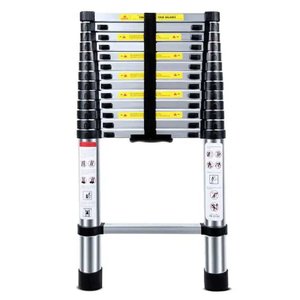 Escada Alumínio Telescópica Espaçofix 14 Degraus 4,10m até 150 Kg