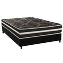Ver imagem 1 de Cama Box Casal: Colchão Ortopédico Paropas D28 Ag80 Master Black Double Face + Base Crc Suede