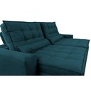Ver imagem 4 de Sofá Retrátil e Reclinável com Molas Ensacadas Cama Inbox Gold 2,92m Tecido Suede Velusoft Petró