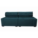 Ver imagem 6 de Sofá Retrátil e Reclinável com Molas Ensacadas Cama Inbox Gold 2,92m Tecido Suede Velusoft Petró