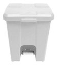 Ver imagem 4 de Cesto Quadrado Com Pedal 15l (p15):Marrom