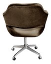 Ver imagem 3 de Cadeira Para Escritório E Home Office Zara Base Giratória - Veludo Marrom