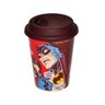 Copo ceramica DC com tampa silicone Batman Robim looking up - 1