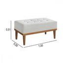 Ver imagem 3 de Puff Retangular mm-34 Acquablock Cinza Claro Estofados Martins