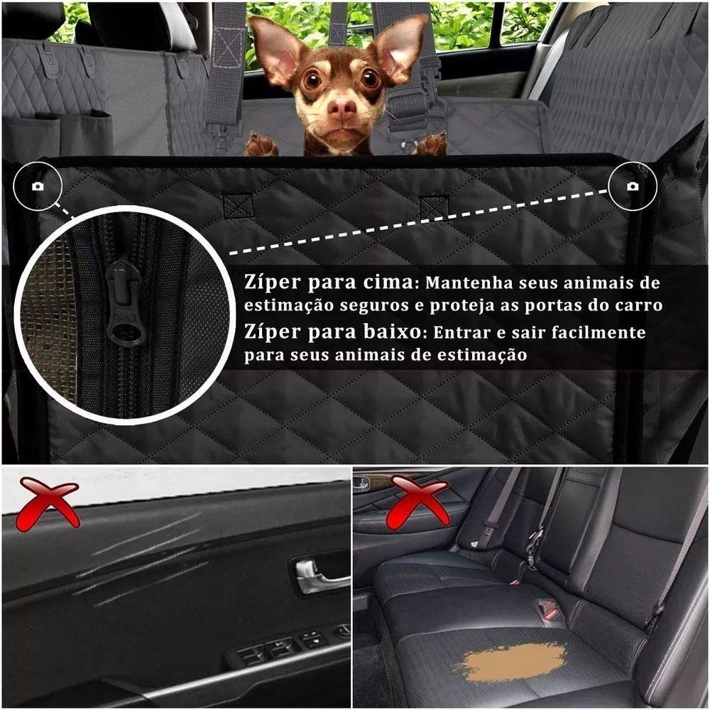 Capa Protetora Pet Impermeavél Banco de Carro Cachorro Gato - 4