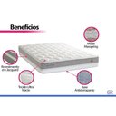 Ver mais imagens de Colchão Viúva Molas Maxspring D23 Euro Pillow One Face 128x188x25cm Bege Herval