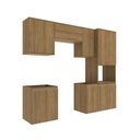Ver imagem 2 de Lavanderia Modulada Kappesberg Celeste 6 Peças Nogueira 250cm