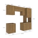 Ver imagem 4 de Lavanderia Modulada Kappesberg Celeste 6 Peças Nogueira 250cm