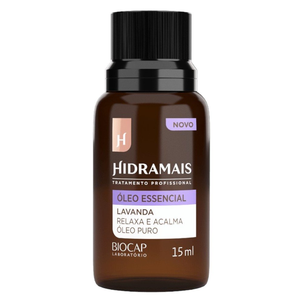 Óleo Essencial Lavanda Relaxa e Acalma 15ml Hidramais