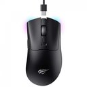 Ver imagem 1 de Mouse Gamer sem Fio Havit Ms966wb - Sensor Pixart 12000dpi - Rgb - Bluetooth / Usb / 2.4ghz - Preto