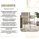 Ver imagem 6 de Cadeira De Jantar Sienna Aço Carbono Pintura Epóxi Design Industrial Luxo Sala Estar Gourmet:Boucle 