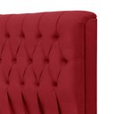 Ver imagem 5 de Cabeceira Cama Queen Estofada 1,60 - Inca Veludo Vermelho