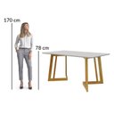 Ver imagem 4 de Mesa de Jantar 6 Lugares Madeira Maciça Califórnia Natural